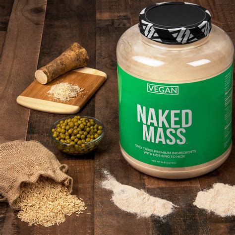 naked vegan mass|Weight Gainer Protein Supplement 